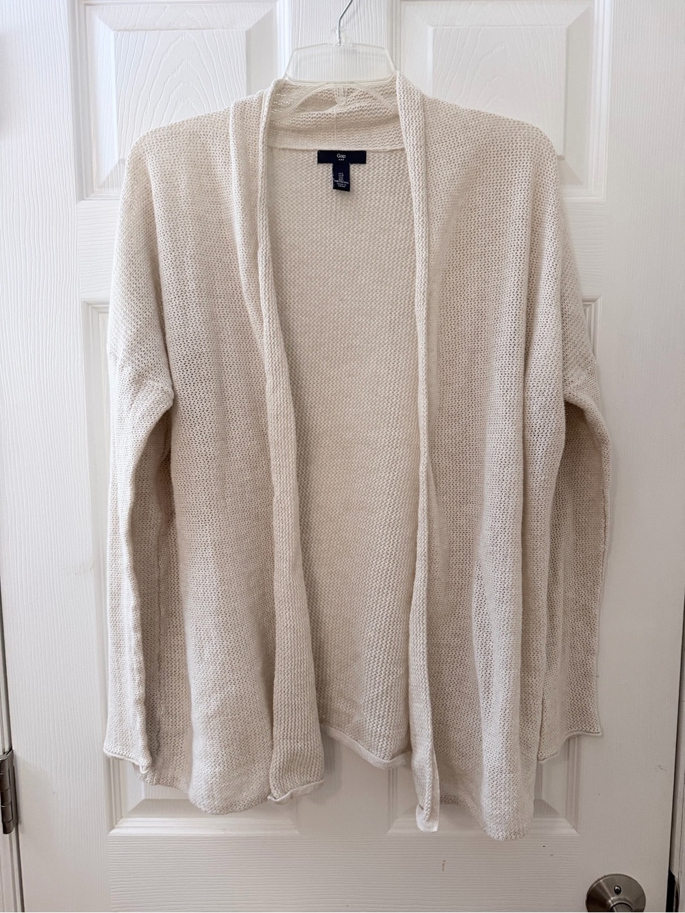 Gap open woven cardigan sz L
